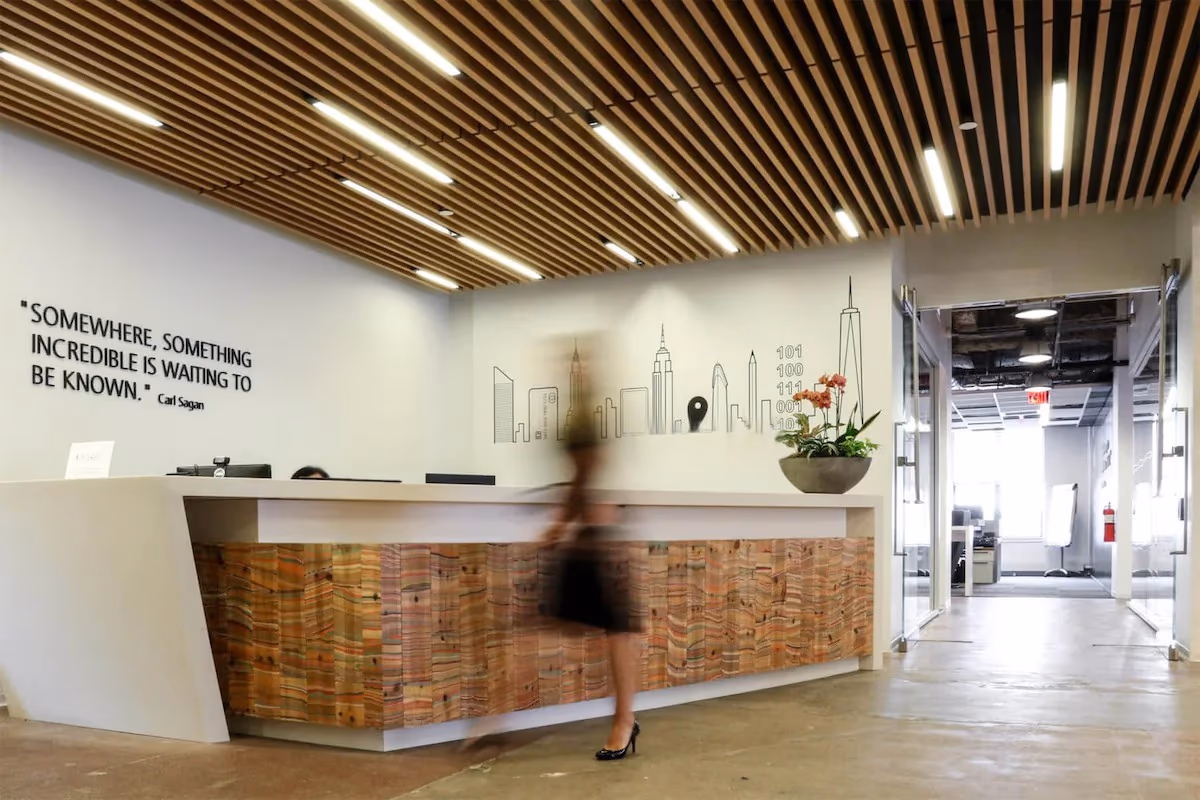 The Finexio office reception